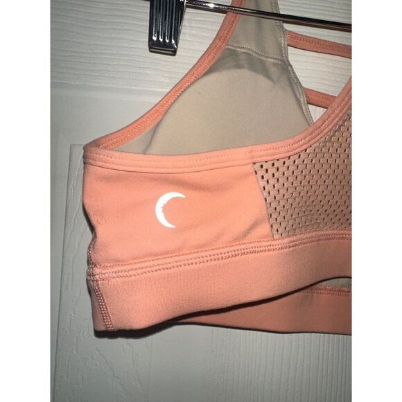 Zyia Active Peach Grid Mesh Sport Bra Size Small - Picture 8 of 12